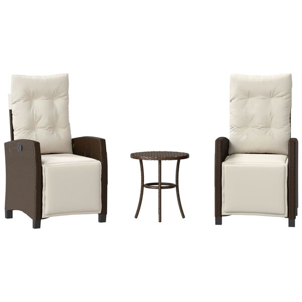 vidaXL &Sigma;&epsilon;&tau; &Epsilon;&pi;ί&pi;&lambda;&omega;&nu; Bistro 3 &tau;&epsilon;&mu;. &Kappa;&alpha;&phi;έ &Sigma;&upsilon;&nu;&theta;&epsilon;&tau;&iota;&kappa;ό &Rho;&alpha;&tau;ά&nu; &mu;&epsilon; &Mu;&alpha;&xi;&iota;&lambda;ά&rho;&iota;&alpha;