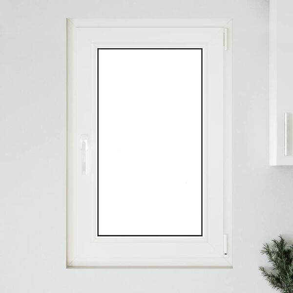 vidaXL Παράθυρο Υπογείου "RISOR" 60x100 εκ. Ανακλινόμενο & Περιστρεφόμενο DIN Δεξί Ανθρακί
