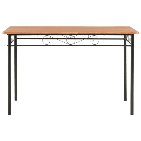 vidaXL Τραπεζαρία Καφέ 120 x 70 x 75 εκ. από MDF