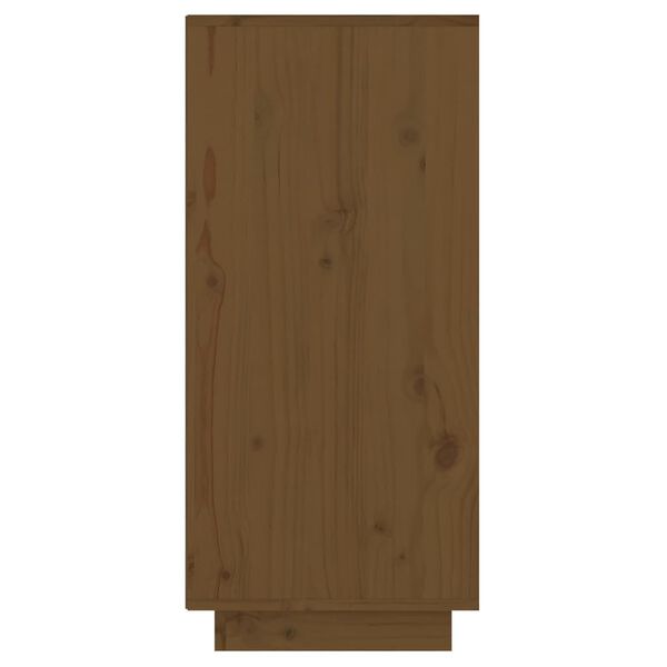 vidaXL Ντουλάπι Κονσόλα Μελί 60 x 34 x 75 εκ. από Μασίφ Ξύλο Πεύκου