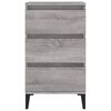 vidaXL Κομοδίνο Γκρι Sonoma 40x35x70 εκ. από Επεξεργασμένο Ξύλο
