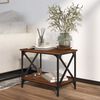 vidaXL Βοηθητικό Τραπέζι Καφέ Δρυς 55x38x45 εκ. Επεξεργασμένο Ξύλο