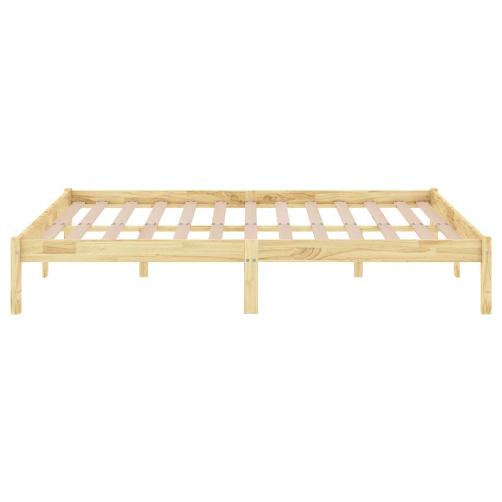 vidaXL Πλαίσιο Κρεβατιού 180 x 200 εκ. Μασίφ Ξύλο Super King Size
