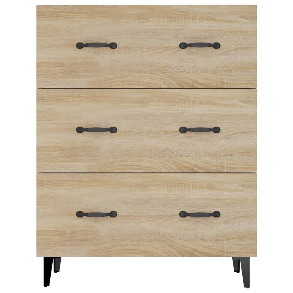 vidaXL Ντουλάπι Sonoma Δρυς 69,5 x 34 x 90 εκ. από Επεξεργασμένο Ξύλο