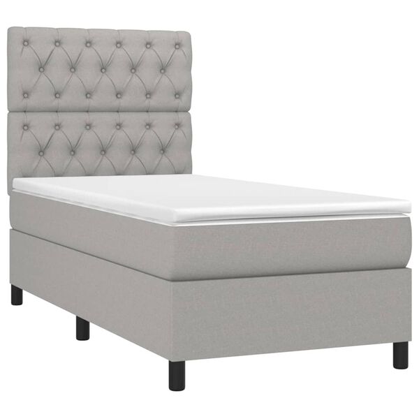vidaXL &Kappa;&rho;&epsilon;&beta;ά&tau;&iota; Boxspring &mu;&epsilon; &Sigma;&tau;&rho;ώ&mu;&alpha; &Alpha;&nu;&omicron;&iota;&chi;&tau;ό &Gamma;&kappa;&rho;&iota; 80x200 &epsilon;&kappa;. &Upsilon;&phi;&alpha;&sigma;&mu;ά&tau;&iota;&nu;&omicron;