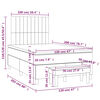 vidaXL &Kappa;&rho;&epsilon;&beta;ά&tau;&iota; Boxspring &mu;&epsilon; &Sigma;&tau;&rho;ώ&mu;&alpha; &Alpha;&nu;&omicron;&iota;&chi;&tau;ό &Gamma;&kappa;&rho;&iota; 120x200 &epsilon;&kappa;. &Upsilon;&phi;&alpha;&sigma;&mu;ά&tau;&iota;&nu;&omicron;