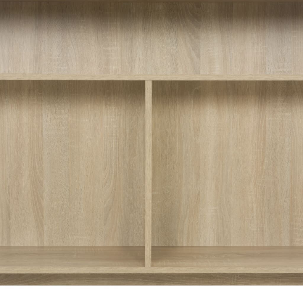 vidaXL Τραπέζι Μπαρ με 2 Επιφάνειες Χρώμα Δρυός 130 x 40 x 120 εκ.
