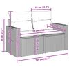 vidaXL Σετ Καναπέ Κήπου 8 pcs Μπεζ συνθετικό ρατάν
