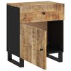 vidaXL Κομοδίνο 50x33x60 εκ. Μασίφ Ξύλο Μάνγκο & Επεξεργασμένο Ξύλο