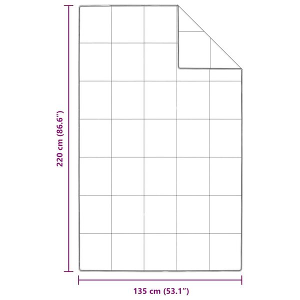 vidaXL Σετ Παπλωμάτων με μαξιλάρι 2 pcs Λευκό 135 x 220 εκ. Πούπουλο