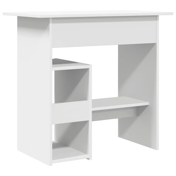 vidaXL Γραφείο Λευκό 80 x 45 x 74 εκ. από Επεξ. Ξύλο