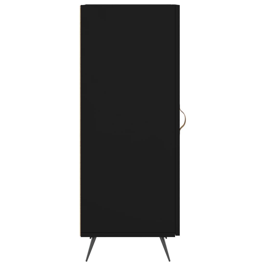 vidaXL Ντουλάπι Μαύρο 34,5 x 34 x 90 εκ. από Επεξεργασμένο Ξύλο
