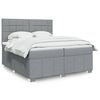 vidaXL &Kappa;&rho;&epsilon;&beta;ά&tau;&iota; Boxspring &mu;&epsilon; &Sigma;&tau;&rho;ώ&mu;&alpha; &Alpha;&nu;&omicron;&iota;&chi;&tau;ό &Gamma;&kappa;&rho;&iota; 200x200 &epsilon;&kappa;. &Upsilon;&phi;&alpha;&sigma;&mu;ά&tau;&iota;&nu;&omicron;