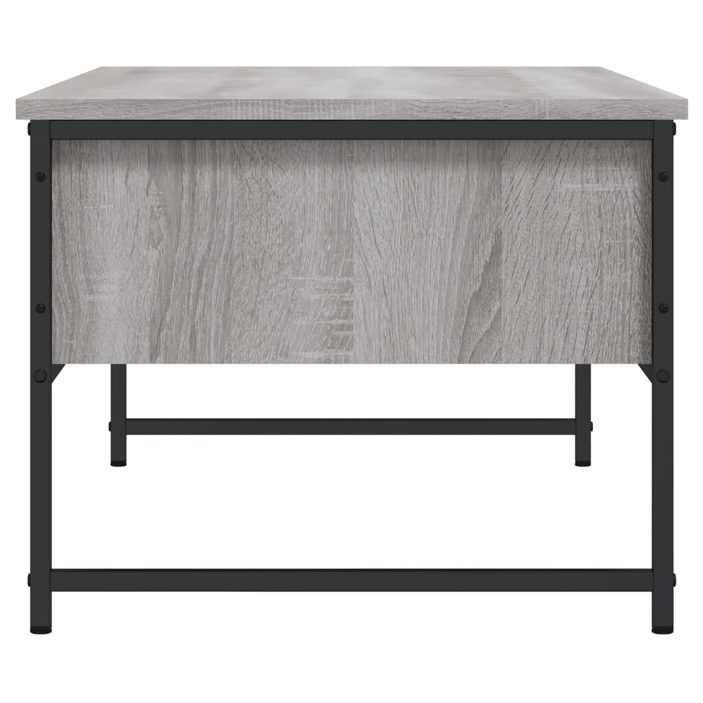 vidaXL Τραπεζάκι Σαλονιού Γκρι Sonoma 101x49x39,5 εκ. Επεξεργ. Ξύλο