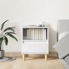 vidaXL Κομοδίνα 2 τεμ. Γυαλιστερό Λευκό 40 x 35 x 50 εκ.