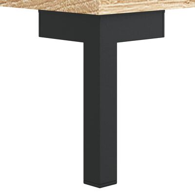 vidaXL Μπουφές Sonoma δρυς 34,5 x 34 x 180 εκ. από Επεξεργασμένο Ξύλο