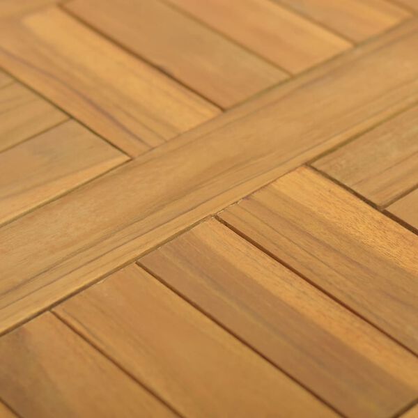 VidaXL Επιφάνεια Τραπεζιού Τετράγωνη 40 x 40 x 2,5 εκ. Μασίφ Ξύλο Teak