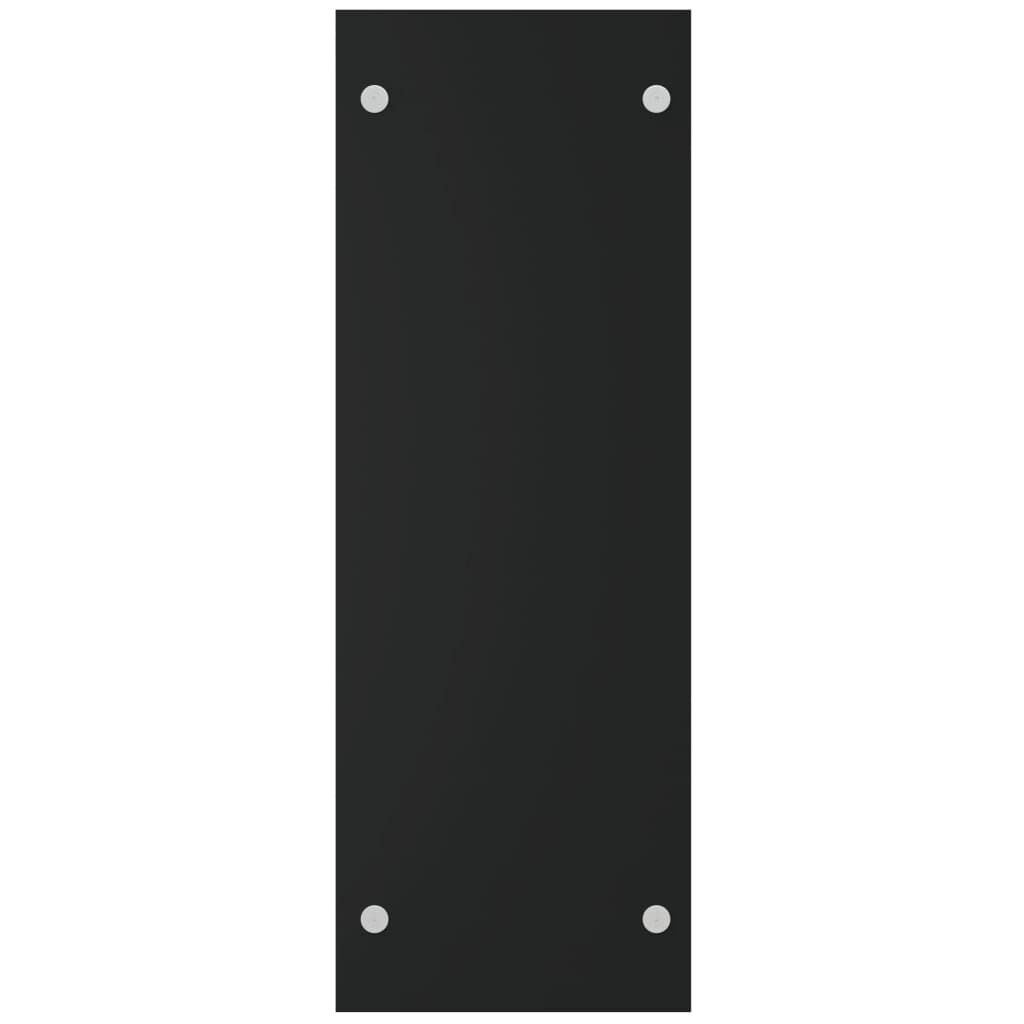vidaXL Ράφι Καυσόξυλων Μαύρο 40 x 35 x 100 εκ. από Ψημένο Γυαλί