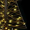 vidaXL Χριστουγεννιάτικο Δέντρο με 240 LED Θερμό λευκό 180 cm Ρατάν