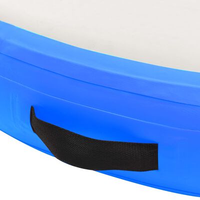 vidaXL Στρώμα Γυμναστικής Φουσκωτό Μπλε 100x100x10 εκ. PVC με Τρόμπα
