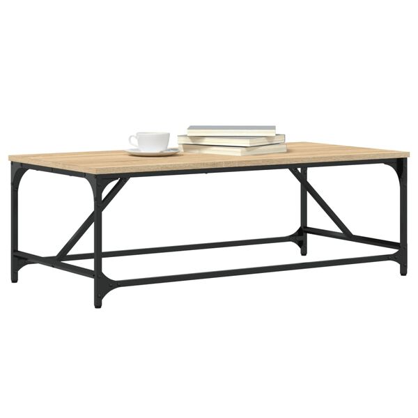vidaXL Τραπεζάκι Σαλονιού Sonoma Δρυς 100x50x35 εκ. Επεξεργασμένο Ξύλο