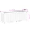 vidaXL Μπαούλο Κήπου 150 x 50 x 55 εκ. από Μασίφ Ξύλο Teak