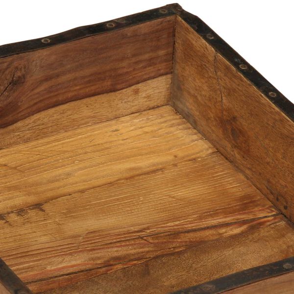 vidaXL Δίσκος με αποθήκευση Καφέ 31 x 29 x 10 εκ