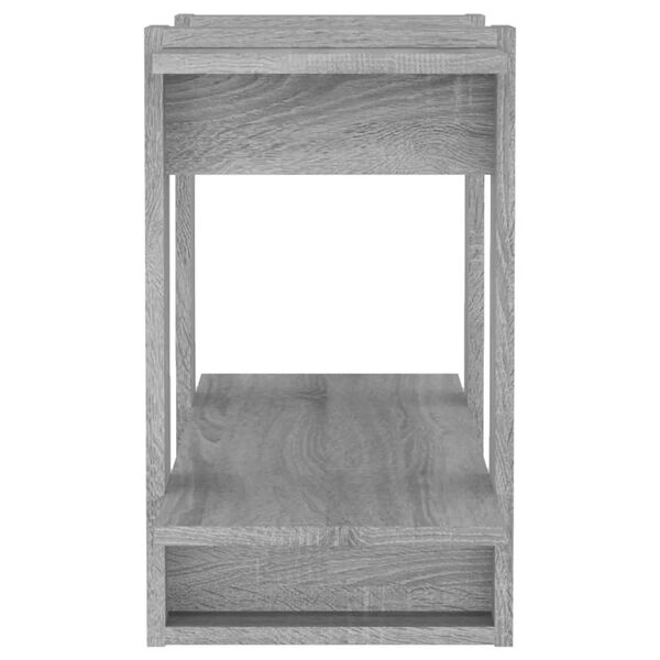 vidaXL Βιβλιοθήκη/Διαχωριστικό Χώρου Γκρι Sonoma 80x30x51 εκ.