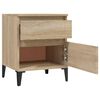vidaXL Κομοδίνα 2 τεμ. Sonoma Δρυς 40 x 35 x 50 εκ.