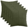 vidaXL &Kappa;ά&lambda;&upsilon;&mu;&mu;&alpha; &Mu;&alpha;&xi;&iota;&lambda;&alpha;&rho;&iota;&omicron;ύ 6 pcs ALMELO &Pi;&rho;ά&sigma;&iota;&nu;&omicron; 30 x 30 cm &kappa;&omicron;&rho;&nu;&tau;&omicron;&upsilon;&rho;ό&iota;