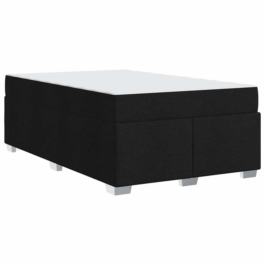 vidaXL Σκελετός Κρεβατιού Μαύρο 120 x 190 cm ύφασμα