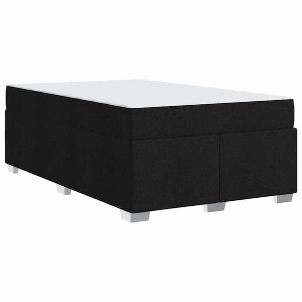 vidaXL Σκελετός Κρεβατιού Μαύρο 120 x 190 cm ύφασμα