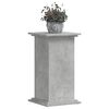 vidaXL Βάσεις Φυτών Γκρι Σκυρ. 33x33x60 εκ. Επεξεργασμένο Ξύλο