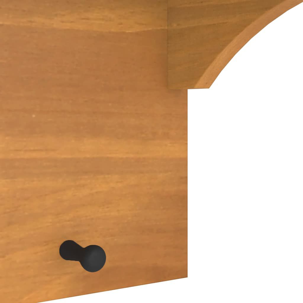 vidaXL Επίτοιχη κρεμάστρα παλτών SANDNES 87x30x42 εκ. Πεύκο μασίφ ξύλο