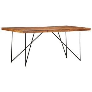 vidaXL &Tau;&rho;&alpha;&pi;&epsilon;&zeta;&alpha;&rho;ί&alpha; 180 x 90 x 76 &epsilon;&kappa;. &alpha;&pi;ό &Mu;&alpha;&sigma;ί&phi; &Xi;ύ&lambda;&omicron; &Alpha;&kappa;&alpha;&kappa;ί&alpha;&sigmaf;
