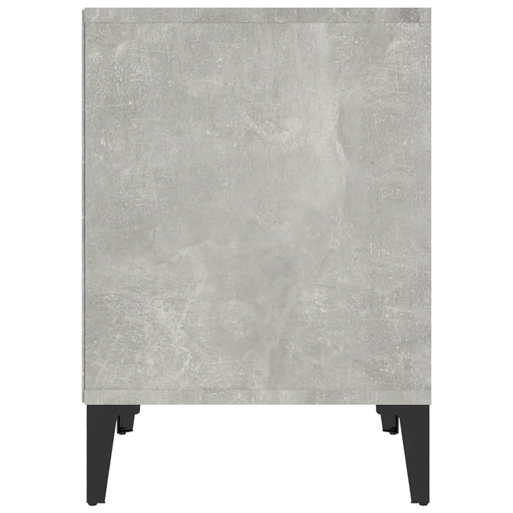 vidaXL Κομοδίνα Γκρι Σκυροδέματος 40x35x50 εκ.