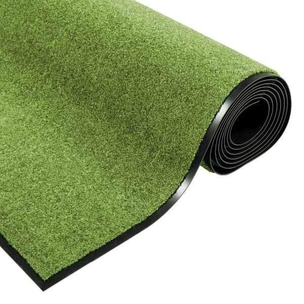 vidaXL Χαλάκι Εξώπορτας Πράσινο και Μαύρο 120 x 250 cm