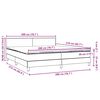 vidaXL &Kappa;&rho;&epsilon;&beta;ά&tau;&iota; Boxspring &mu;&epsilon; &Sigma;&tau;&rho;ώ&mu;&alpha; &Sigma;&kappa;&omicron;ύ&rho;&omicron; &Gamma;&kappa;&rho;&iota; 200x210 &epsilon;&kappa;. &Beta;&epsilon;&lambda;&omicron;ύ&delta;&iota;&nu;&omicron;