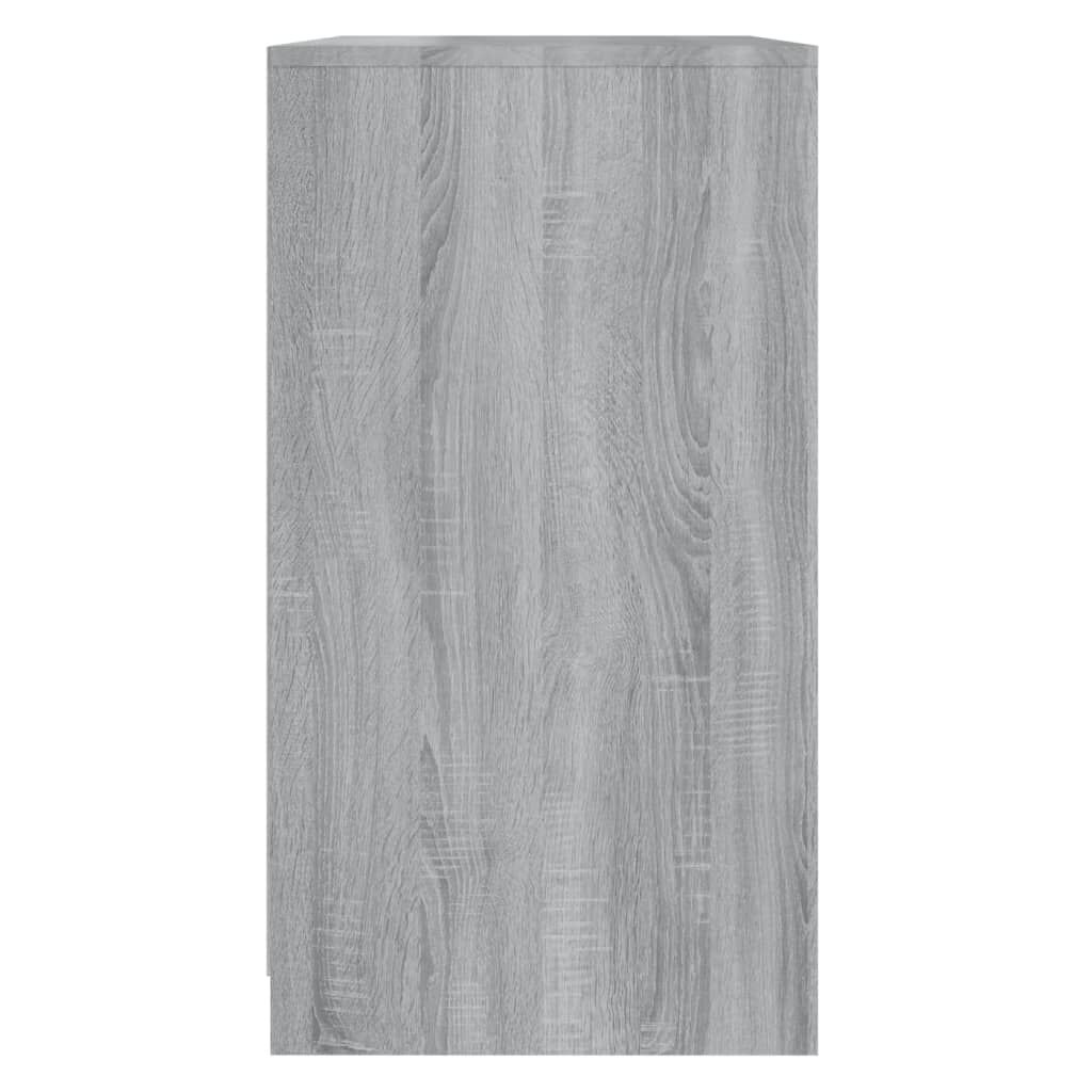 vidaXL Ραφιέρα Γκρι Sonoma 70 x 40,5 x 75 εκ. από Μοριοσανίδα