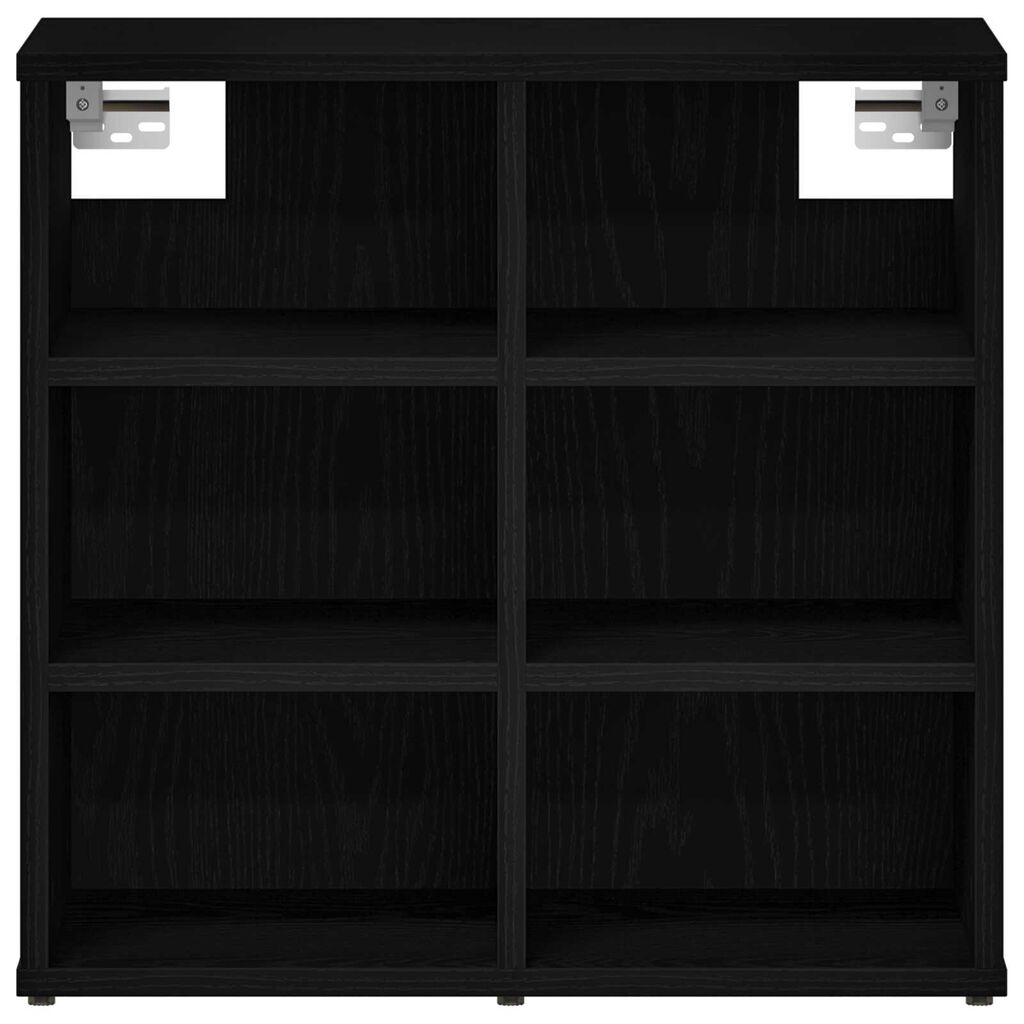 vidaXL Μαύρο Ντουλάπι Παπουτσιών - 52.5 x 30 x 50 εκ.
