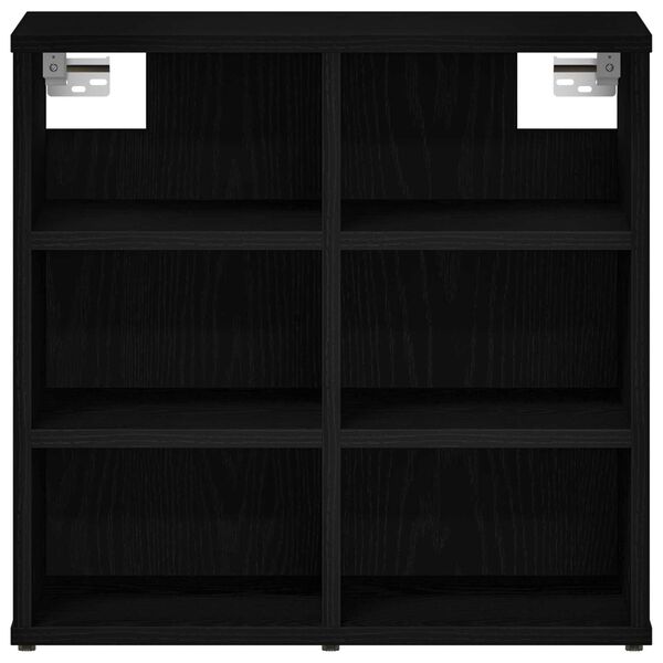 vidaXL Μαύρο Ντουλάπι Παπουτσιών - 52.5 x 30 x 50 εκ.