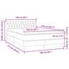 vidaXL &Kappa;&rho;&epsilon;&beta;ά&tau;&iota; Boxspring &mu;&epsilon; &Sigma;&tau;&rho;ώ&mu;&alpha; &Alpha;&nu;&omicron;&iota;&chi;&tau;ό &Gamma;&kappa;&rho;&iota; 160x210 &epsilon;&kappa;. &Beta;&epsilon;&lambda;&omicron;ύ&delta;&iota;&nu;&omicron;