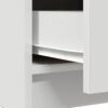 vidaXL Συρταριέρα με Συρτάρια Λευκή 71x35x65 εκ. από Επεξ. Ξύλο