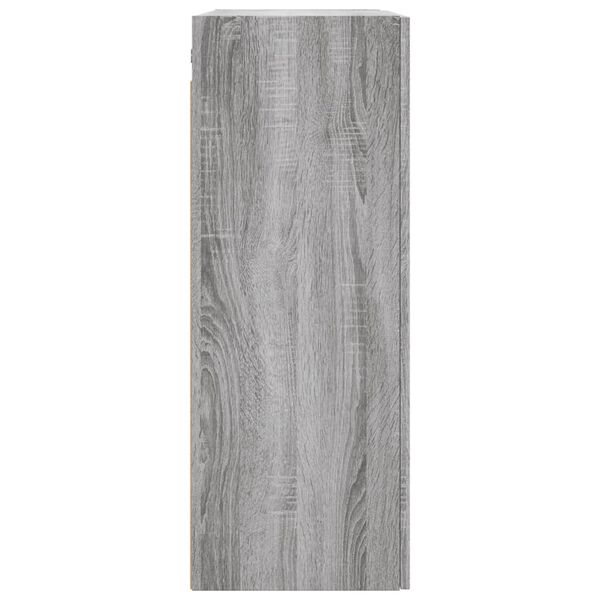 vidaXL Ντουλάπια Τοίχου 2 τεμ. Γκρι Sonoma 69,5 x 34 x 90 εκ.