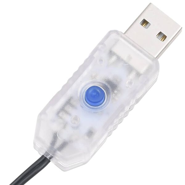 vidaXL Φωτάκια με 300 LED Θερμό Λευκό 30 μ. από PVC