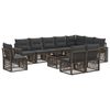 vidaXL &Sigma;&epsilon;&tau; &Kappa;&alpha;&nu;&alpha;&pi;έ &Kappa;ή&pi;&omicron;&upsilon; 11 pcs &Gamma;&kappa;&rho;&iota; &kappa;&alpha;&iota; &Sigma;&kappa;&omicron;ύ&rho;&omicron; &Gamma;&kappa;&rho;&iota; &sigma;&upsilon;&nu;&theta;&epsilon;&tau;&iota;&kappa;ό &rho;&alpha;&tau;ά&nu;