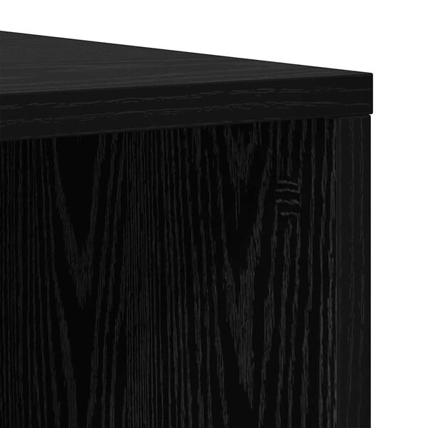 vidaXL Σετ επίπλου τηλεόρασης 2 pcs Μαύρη δρυς 72 x 35 x 36.5 cm