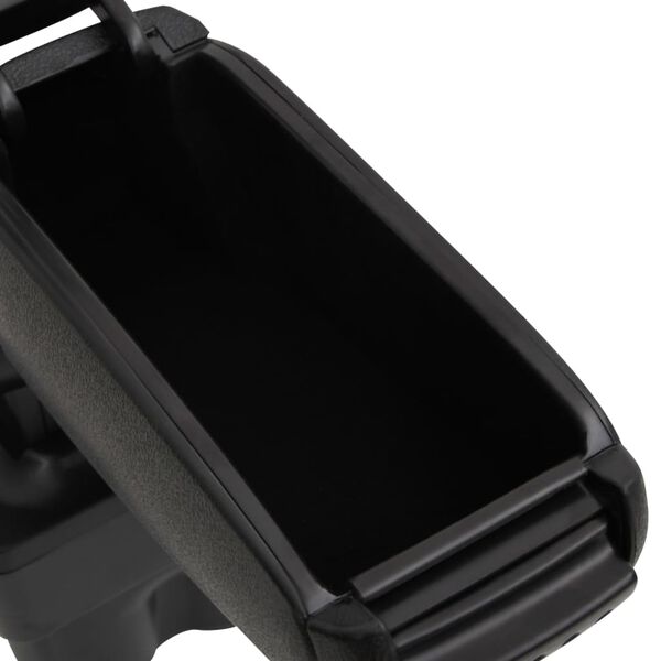 vidaXL Τεμπέλης Αυτοκινήτου Μαύρος 17 x 32 x (35,5-52) εκ. από ABS