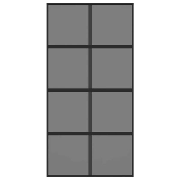 vidaXL &Sigma;&upsilon;&rho;ό&mu;&epsilon;&nu;&eta; &Pi;ό&rho;&tau;&alpha; &Mu;&alpha;ύ&rho;&eta; 102,5 x 205 &epsilon;&kappa;. &alpha;&pi;ό &Psi;&eta;&mu;έ&nu;&omicron; &Gamma;&upsilon;&alpha;&lambda;ί/&Alpha;&lambda;&omicron;&upsilon;&mu;ί&nu;&iota;&omicron;