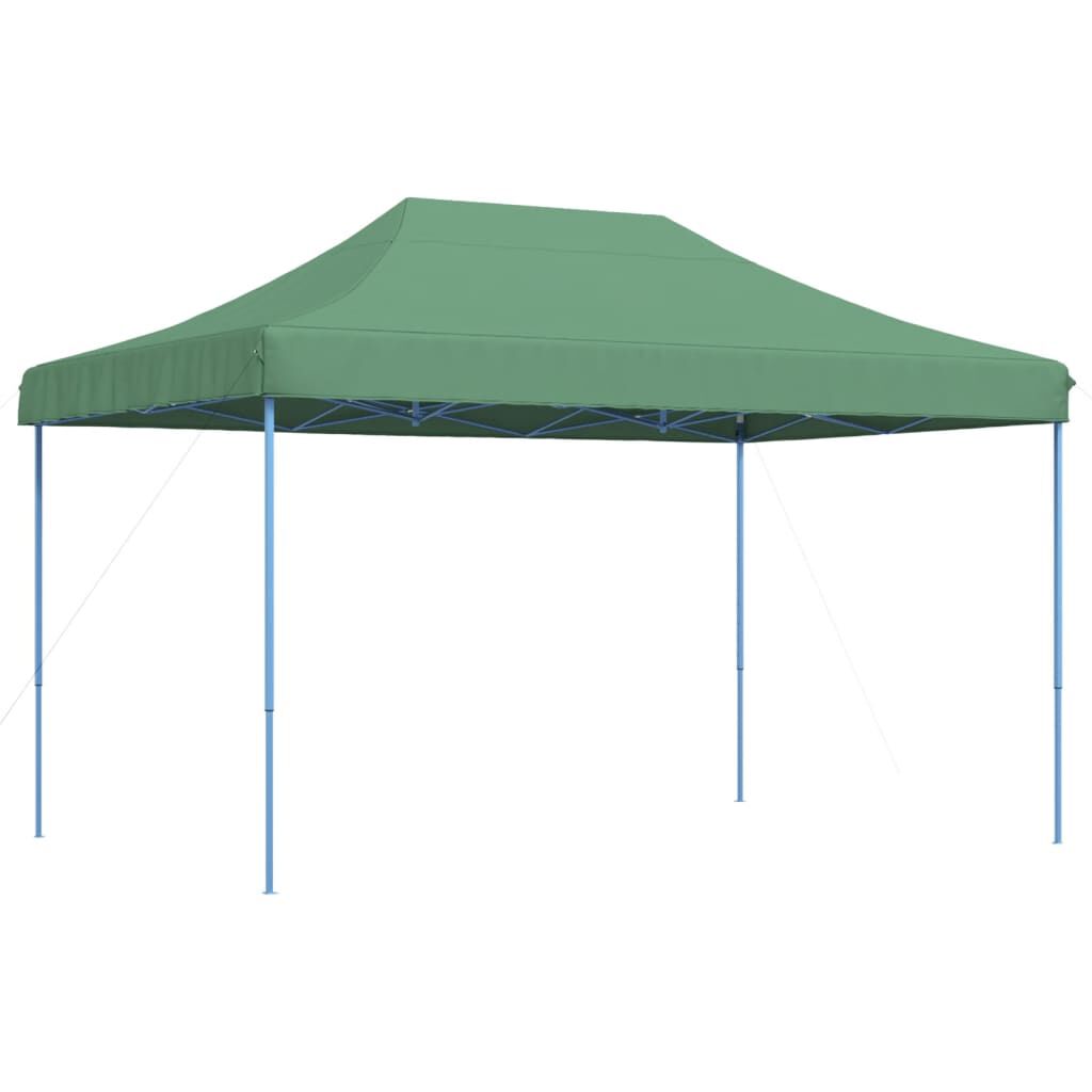vidaXL Τέντα Εκδηλώσεων Πτυσσόμενη Pop-Up Πράσινο 440x292x315 εκ.